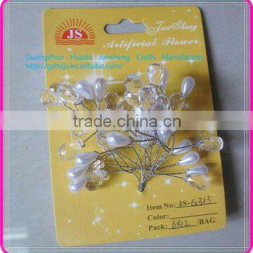 artificial flower/Handmade Silk White Wedding Artificial Flower