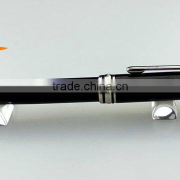 Diamond Head Black Metal Ball Pen Roller Pen for Promotional Stationary photo-4