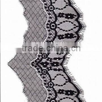 nice fan eyelash lace for dress