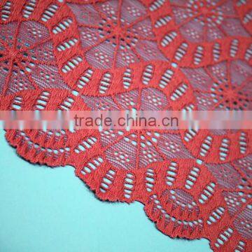 Nylon Spandex Indian Lace Fabrics for Women's Panty photo-2