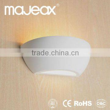 Headboard reading wall lamp Unique E14 E27 Gypsum Plaster Bowl Shape Wall Sconces Lighting