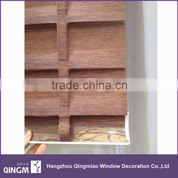 Remote Roller Blind Ladder Pattern Shangri-la Shading Blind For Wholesale