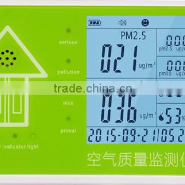 HCHO/TVOC/PM2.5 indoor air quality control monitor