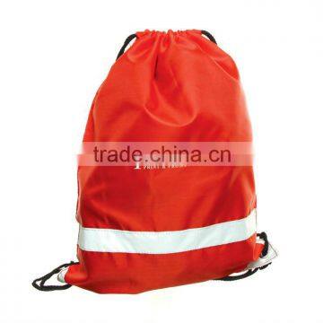210D transfer printing promotion drawstring backpack bag 6