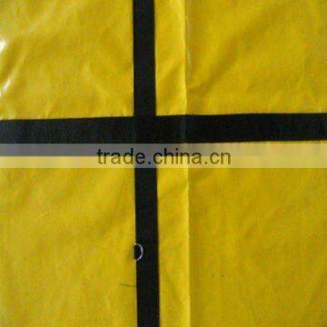 1000d yellow laminate sheet and waterproof woven fabric tarpaulin