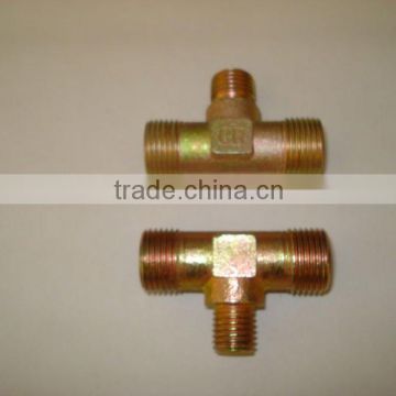 carbon steel Hydraulic Fittings/swivel tee adapters