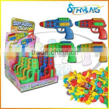 Spark Gun Weapon Candy Toy