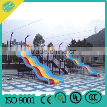 water park equipment, colorful water double slides,outdoor water park playground