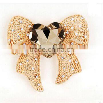 Factory Wholesale Hot Sale Rhinestones Bowknot Brooch photo-2