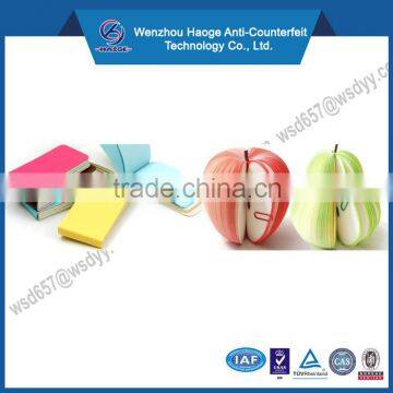 Custom fruit shaped memo pad,sticky memo pad