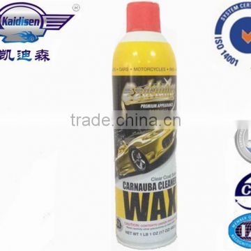 aerosol spray carnauba wax