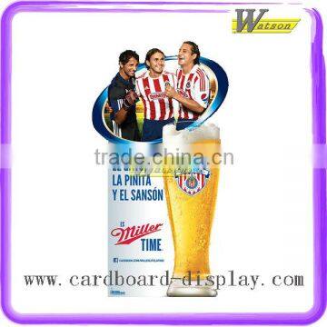 Miller Time Cardboard Corrugated Paper Standee Display