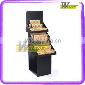 Removeable Floor cardboard pallet display standing paperboard display stand shelf