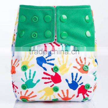 New Arrival Printed Wholesale AIO Modern Cloth Diaper nappies                        
                                                Quality Choice