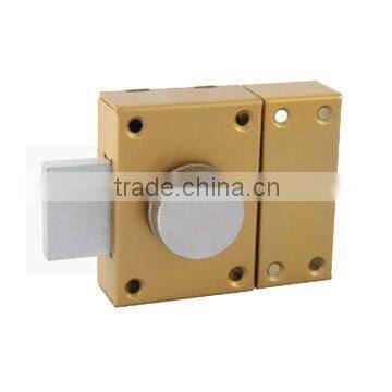 sliding hotel lock for wooden door lock