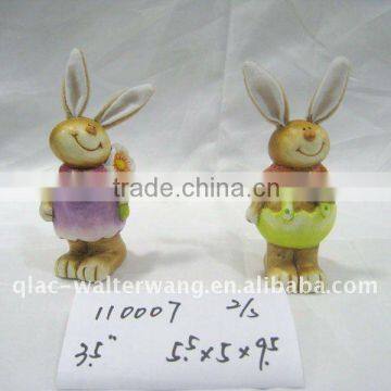 Terracotta rabbit, 2asst.