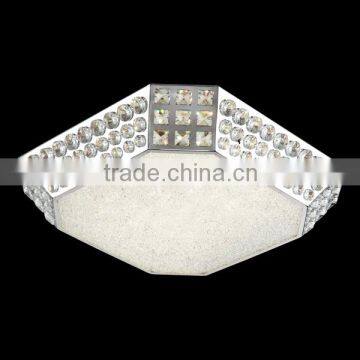 Modern LED Flushmount Crystal Chandelier Contemporary Ceiling Light Lamp Fixture