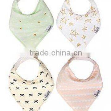 Creative Design Printed 100% Cotton Baby Bib