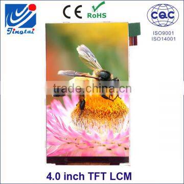 Small size 4.0 inch flexible lcd display transparent lcd display