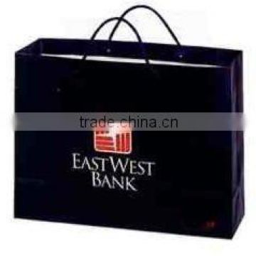 Matte laminated paper shopping bag