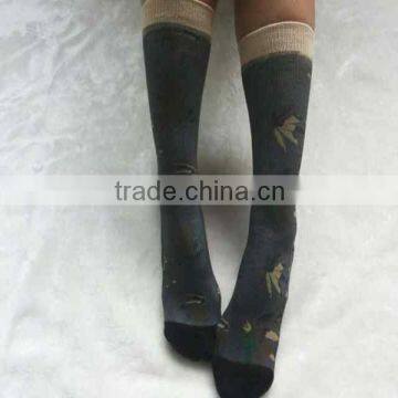 Hot Sales Camo Sublimation Printing Socks With Different Rib, Custom Print Socks, Sublimation Printing Socks photo-3