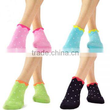 Lace women boat socks