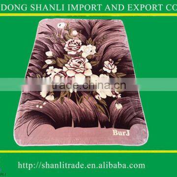 1Ply Printed Raschel Blanket/Korean Mink Blanket photo-3