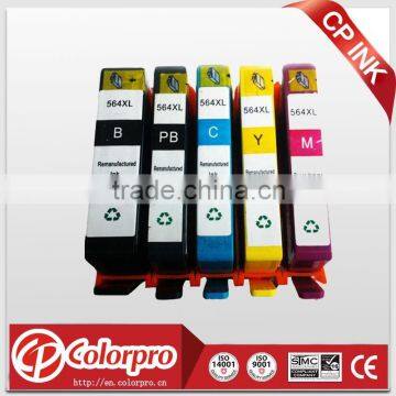 Hot sale replacement cartridge for hp Printer 564xl Ink Cartridge for hp Photosmart B8550/B8553/B8558