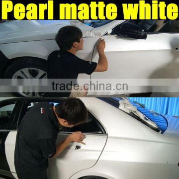 Super quality pearl matt car sticker with size:1.52*20m with air bubbles