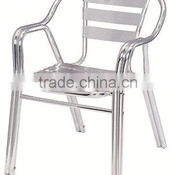 Modern aluminum outdoor furniture one table two chairs set