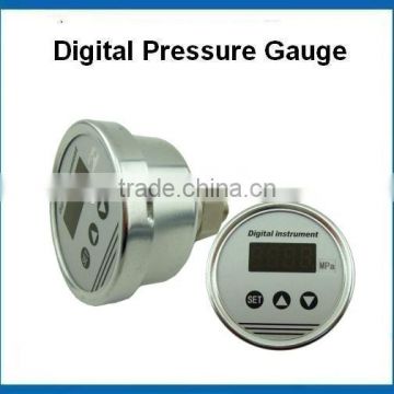 12V power back mounted digital pressure gage with led display