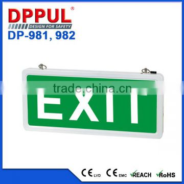 3.6V BACK BATTERY WITH 10 PCS GREEN LED EMERGENCY LIGHT