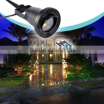 Betterlife Outdoor Garden Laser Light 2 Patterns Xmas Garden Light Christmas Snow Light