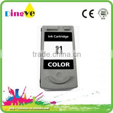 remanufactured compatible Ink cartridges for canon 91 tri-color