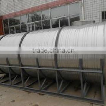 Stainless steel airtight horizontal storage tank