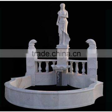 Hand Carving White Marble Water Fountains