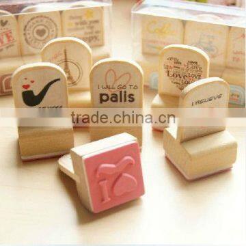 Promotion! 42 pcs/set Creative letters and numbers stamp gift box/wooden stamp/wooden box Free Shipping