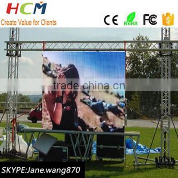 HD smd p6 Outdoor full color advertising large stage retal led video display