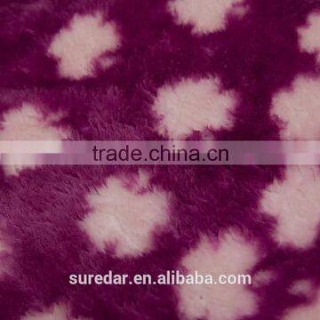 Super Soft Printing Polyester Plush Mink Blanket Queen Size photo-2