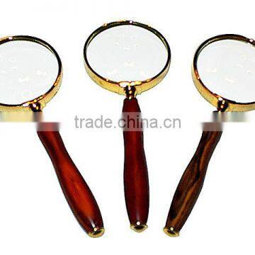 Magnifying Glass, Wooden Magnifying Glass, Magnifier