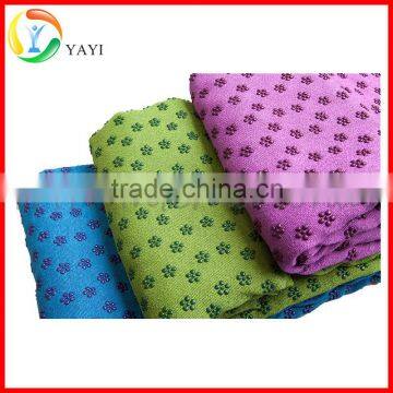 Yoga Pilates Exercise Microfiber Non Skid Yoga Mat Towel photo-4