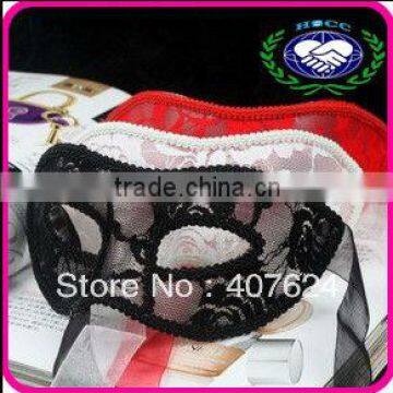 Mask Lace Black White Red Masquerade Costumes Party Supplies
