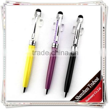 TCR-02 New design Metal Stylus pen , crystal stylus pen for ipad