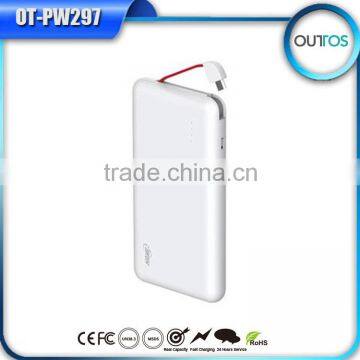 Wholesale lithium polymer battery 3.7v with 4000mah usb handy power charger