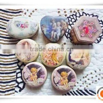 Round candle tin box/candle tin box/wholesale candle tin