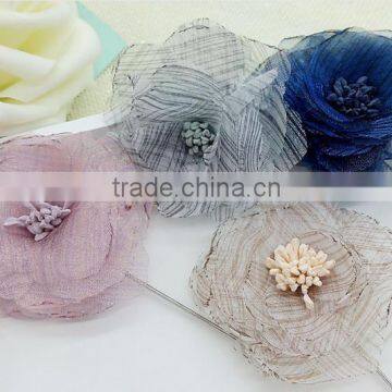 lovely handmade artificial flower brooches cheap corsage