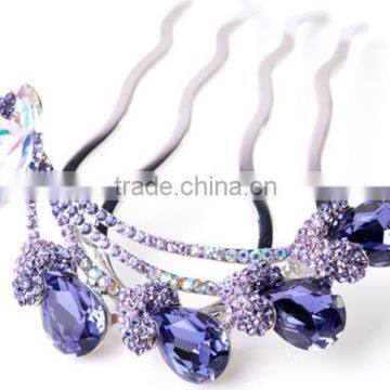 Jewelry hair highlight comb make your own hair comb for girl hair accessories