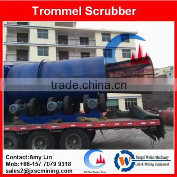 drum washing machine gold trommel scrubber for alluvial gold recovery