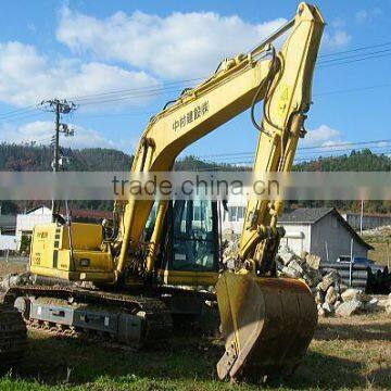 used komatsu PC120 hydraulic crawler excavator original from japan