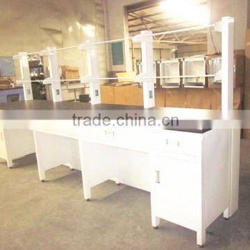 Side wall bench, laboratory furniture